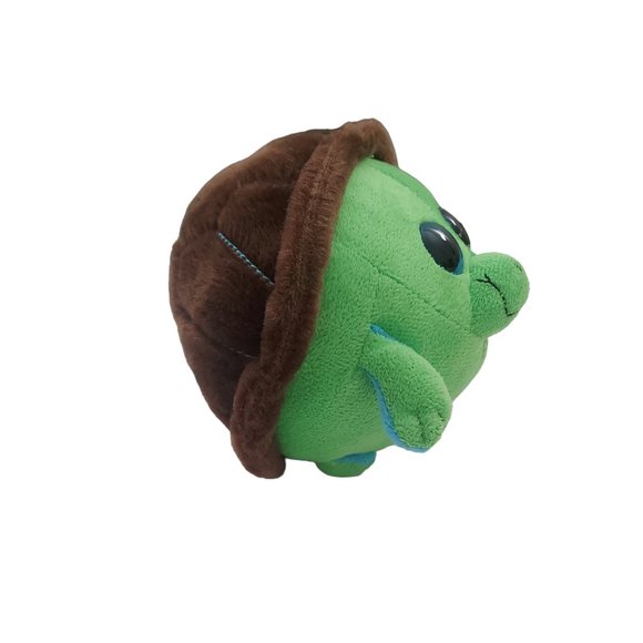 The Petting Zoo/Maitoi Turtle And Teddy Bear Animal Stuffed Plushies Set of Two - Picture 3 of 12